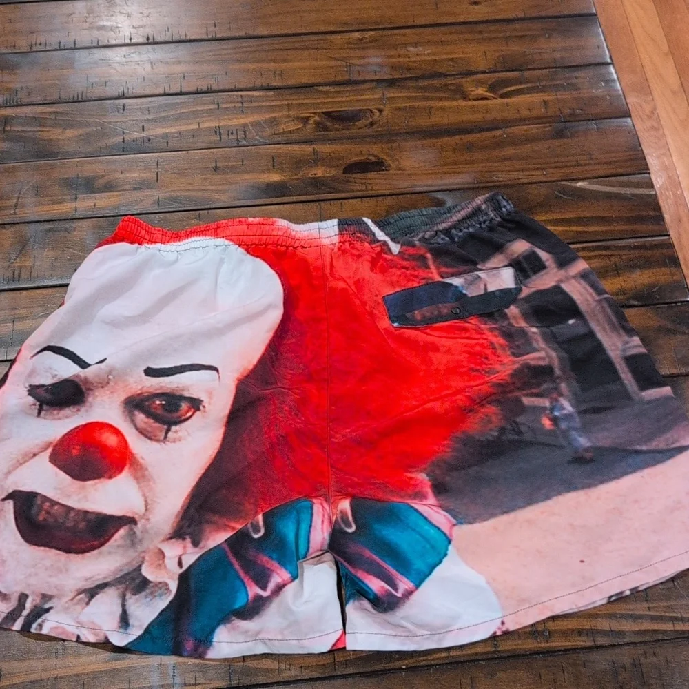 Dumbgood IT Pennywise Swim Trunks